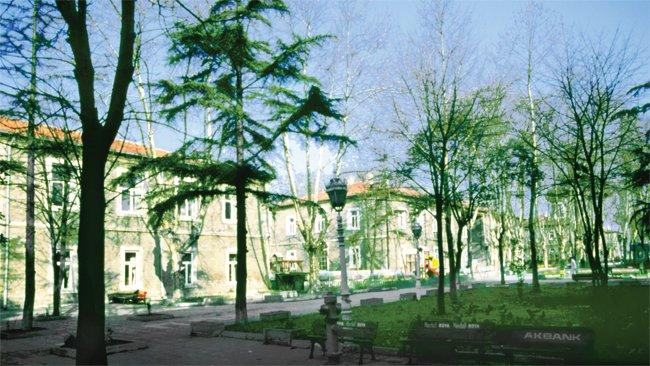 Okmeydanı’ndaki Dârülaceze’nin bazı binalarının dıştan görünüşü – Şişli/İstanbul