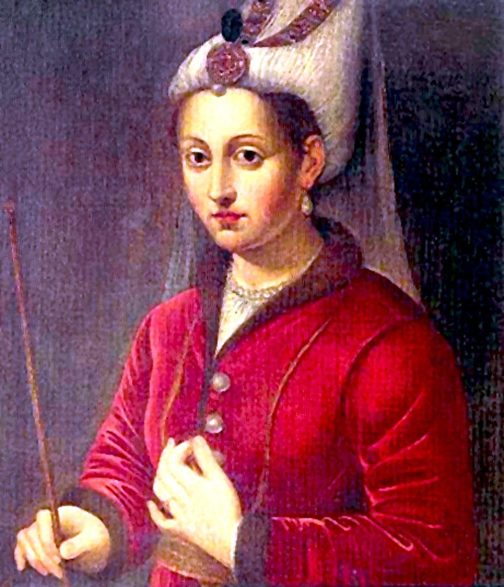 Hürrem Sultan’ı tasvir eden yağlı boya tablo (Jak Arram özel koleksiyonu)