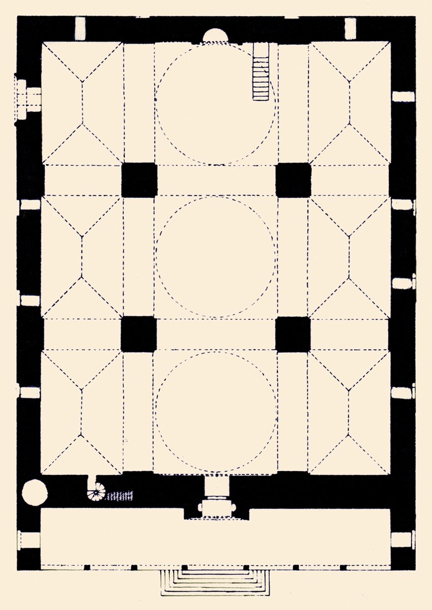 Hudâvendigâr Camii’nin planı