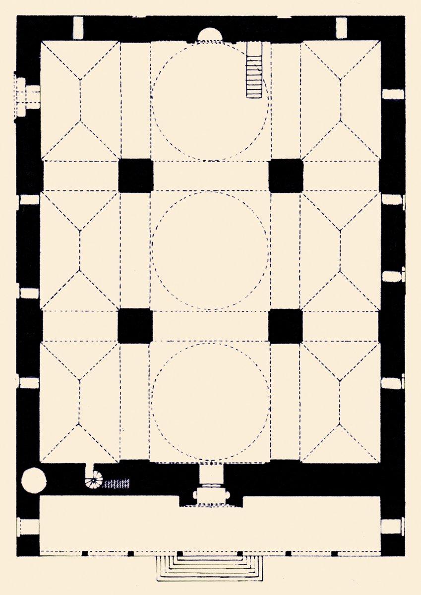 Hudâvendigâr Camii’nin planı