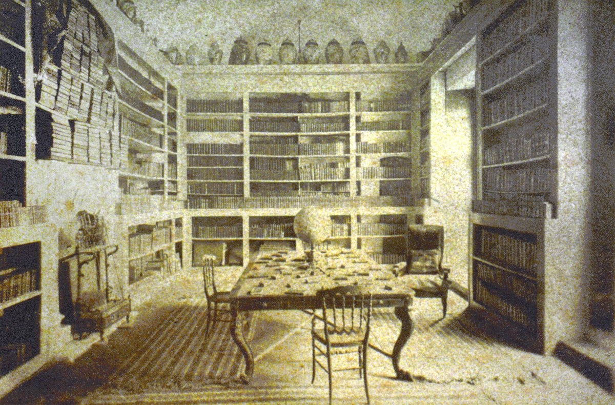 Ahmed Vefik Paşa’nın Rumelihisarı’ndaki, bugün mevcut olmayan kütüphanesi