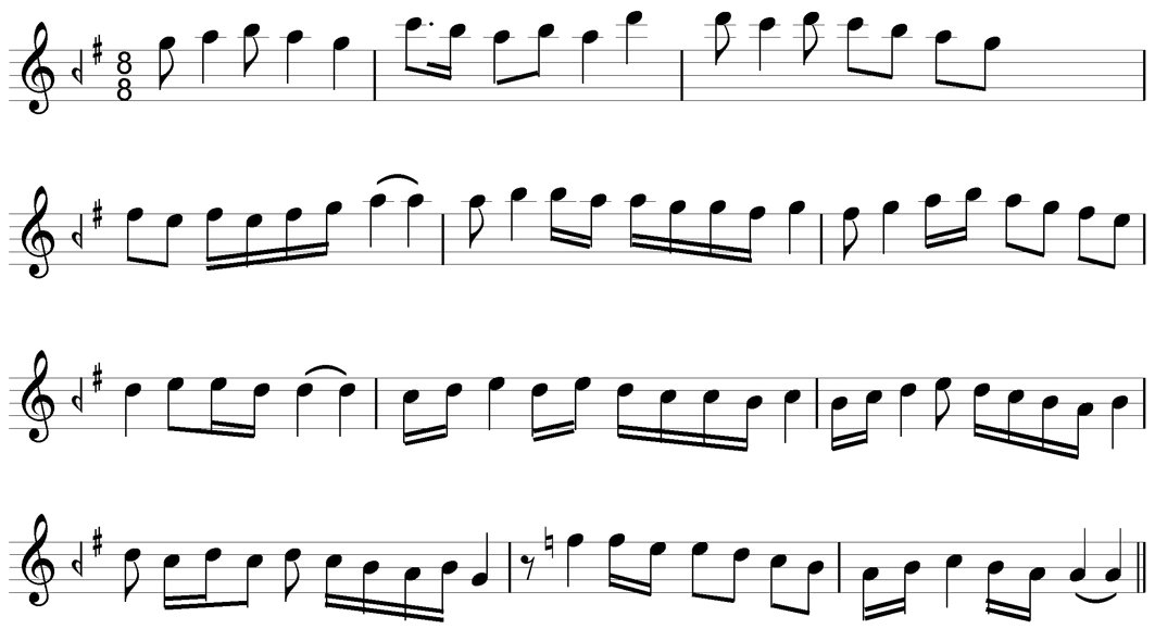 Tâhir makamı seyir örneği