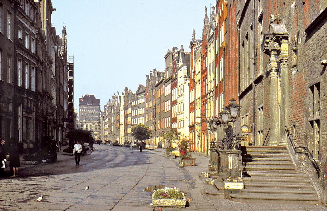 Gdansk şehrinden bir görünüş