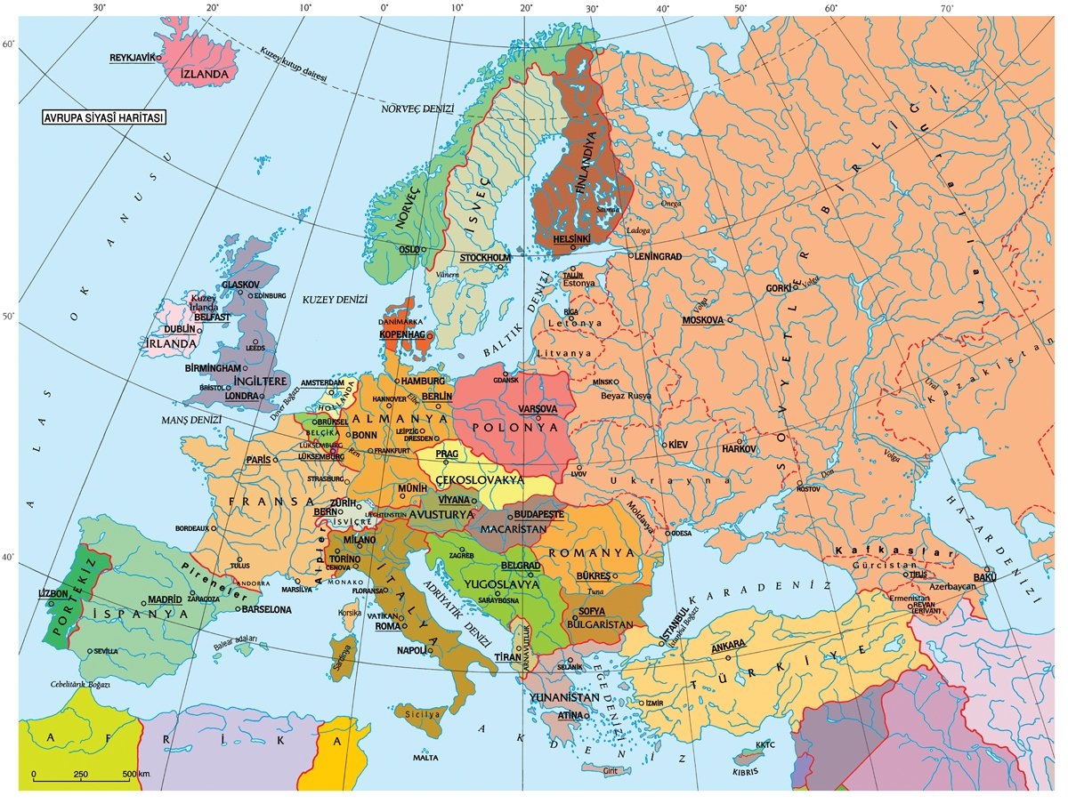 Avrupa siyasî haritası