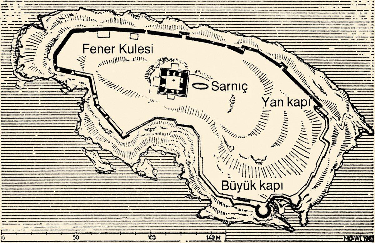 Kuşadası Kalesi’nin planı
