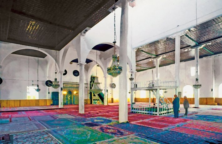 Eğridir Ulucamii’nin harim kısmından bir görünüş