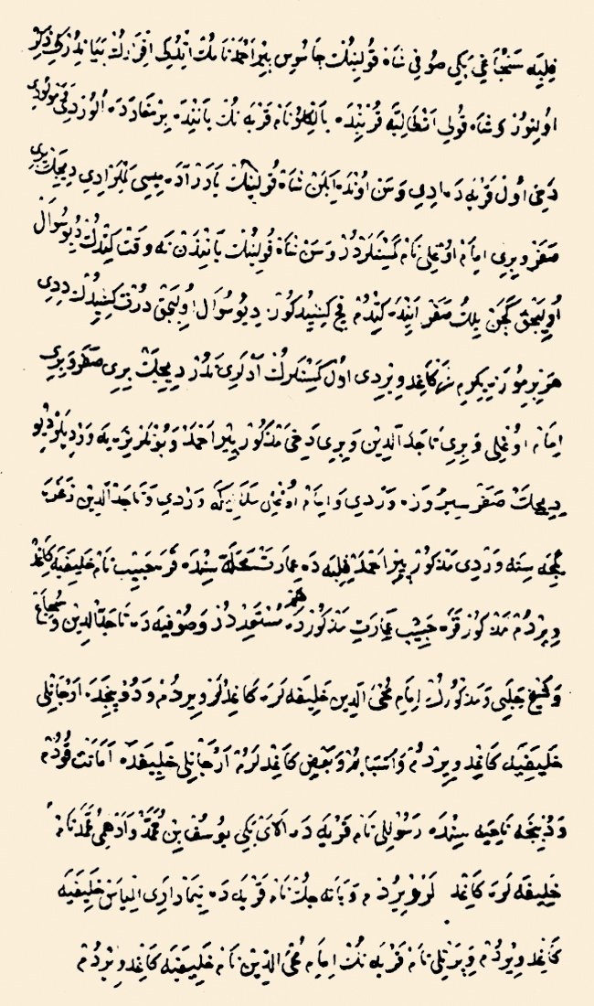 Anadolu’da isyan eden Şahkulu Baba Tekeli’nin giriştiği propoganda hareketleriyle ilgili bir belge (TSMA, nr. 6636)