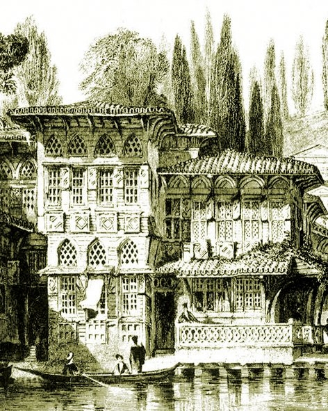 XIX. yüzyılda Boğaziçi’ndeYeniköy yalılarını gösteren bir gravür(M. Jules van Gaver, Turquie, Paris 1840, lv. 95)