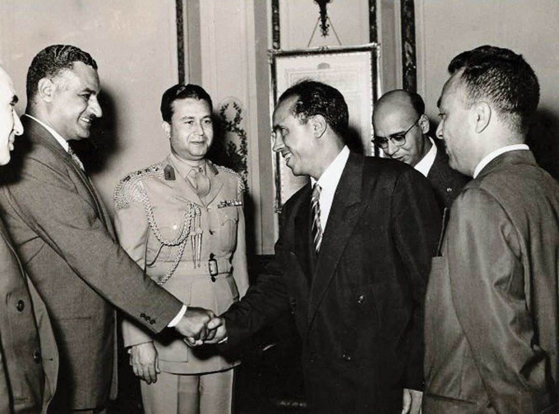 Muhammed Arûsî el-Matvî Cemal Abdünnâsır ile birlikte