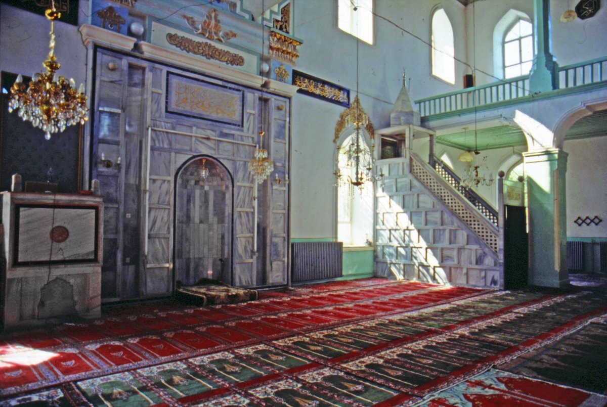 Burdur Ulucamii’nin içinden bir görünüş