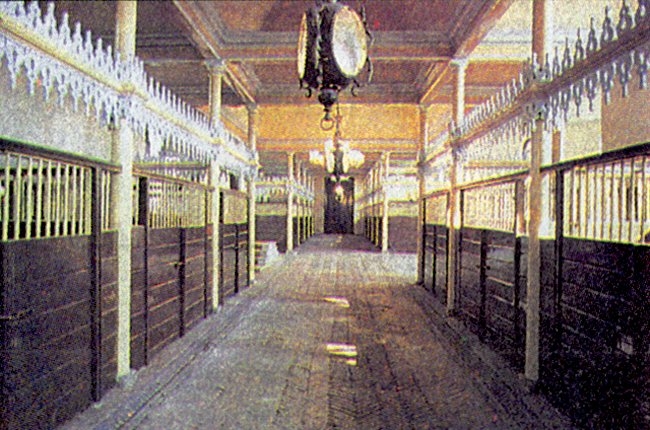 Beylerbeyi Sarayı Istabl-ı Âmiresi’nin içinden bir görünüş