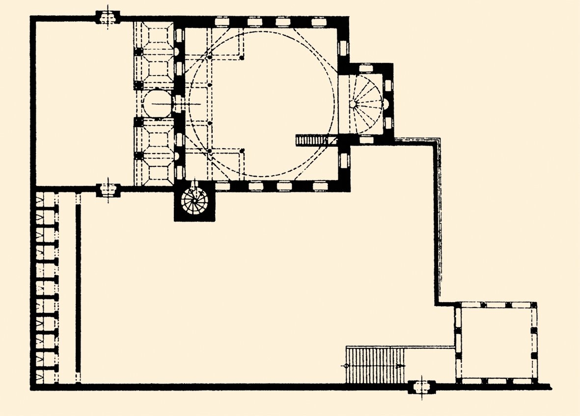 Zeyneb Sultan Külliyesi’nin planı