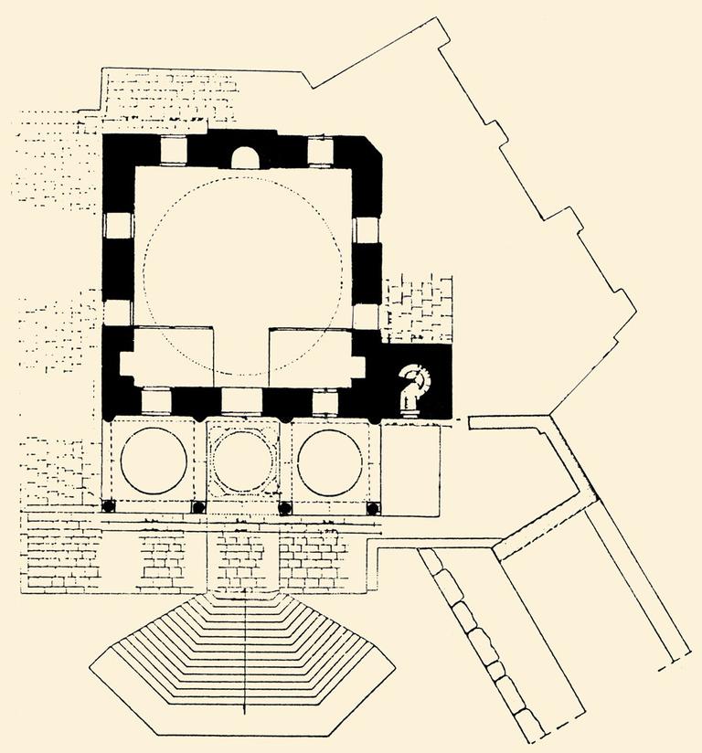 Cihanoğlu Camii’nin planı