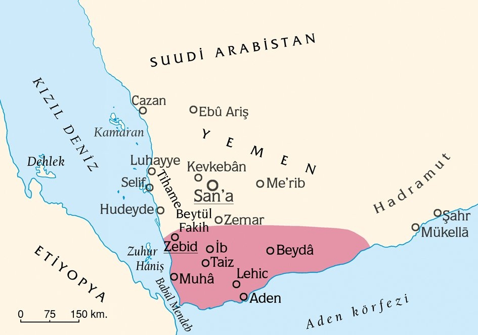 Ziyâdîler’in yaşadığı bölge