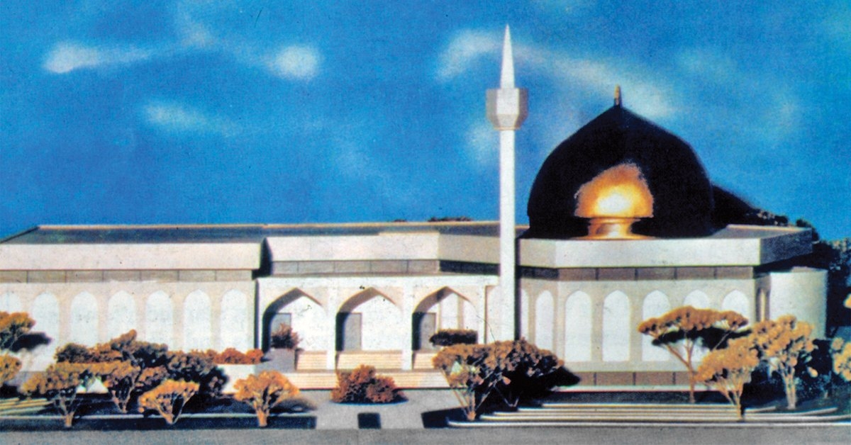Reşîd Camii ve İslâm Merkezi’nin maketi – Edmonton/Kanada