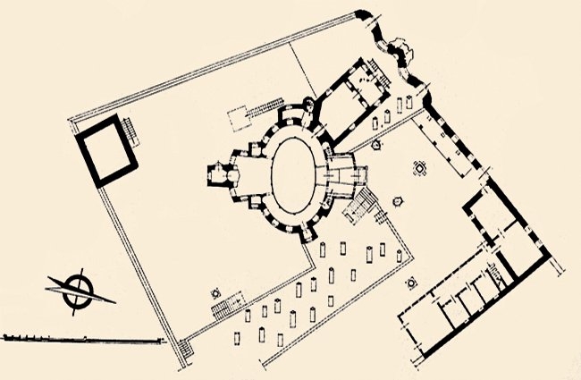 Küçük Efendi Külliyesi’nin planı (A. Kuran’dan)
