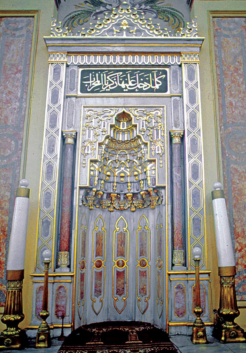Dolmabahçe Camii’nin mihrabı