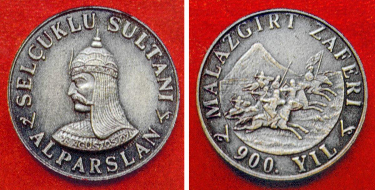 Alparslan adına basılan hâtıra madalyonu
