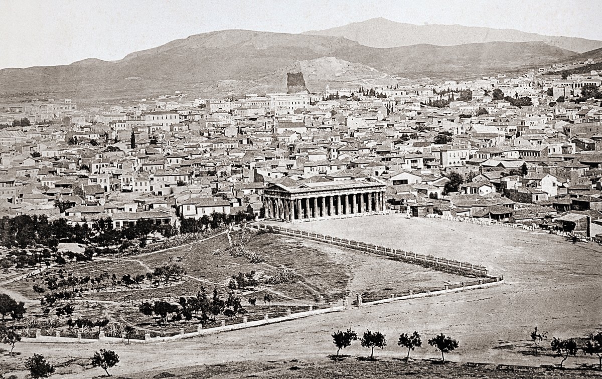 XIX. yüzyılın başında Atina (İÜ Ktp., Albüm, nr. 91226)