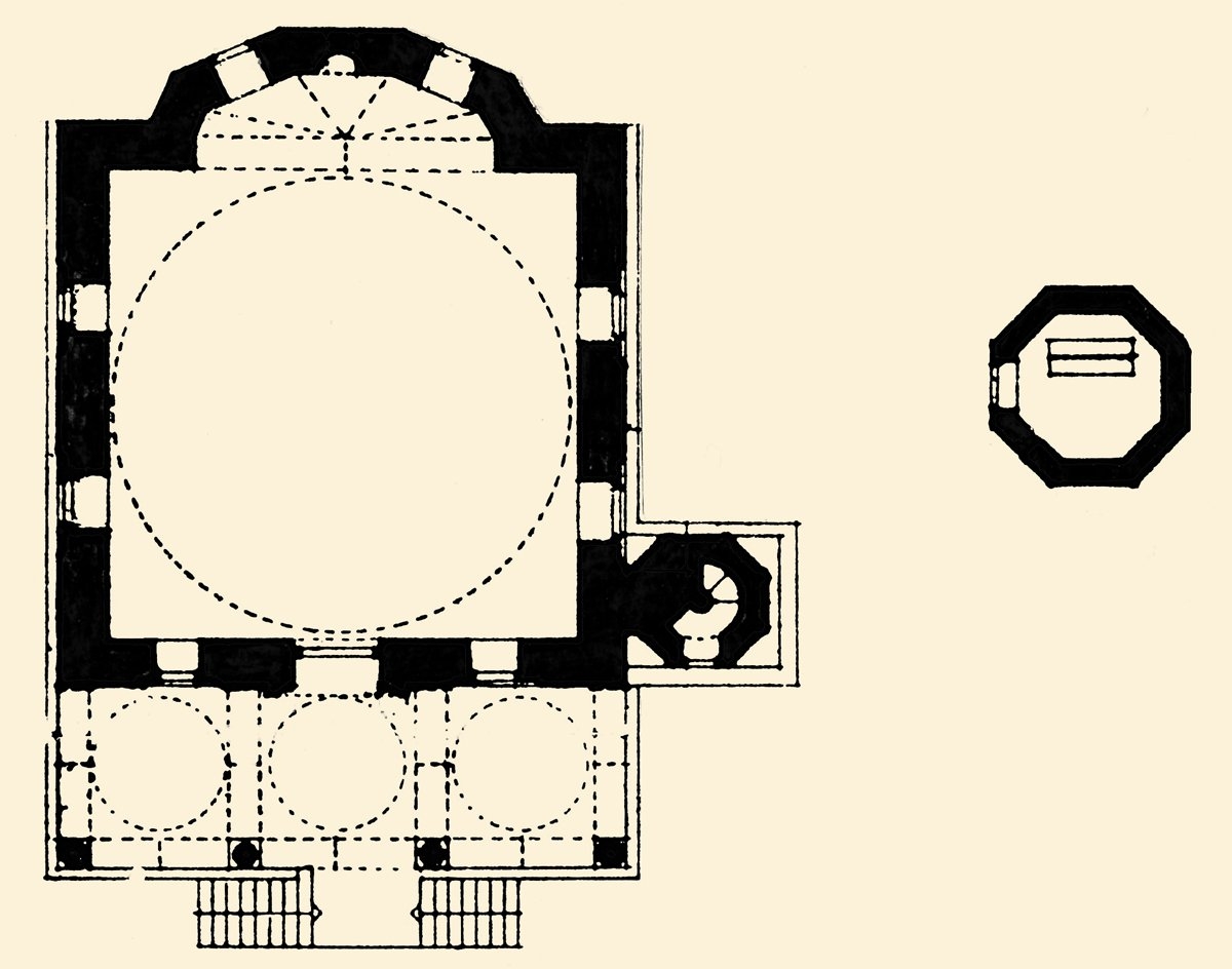 Hüsâmeddin Paşa Camii’nin planı
