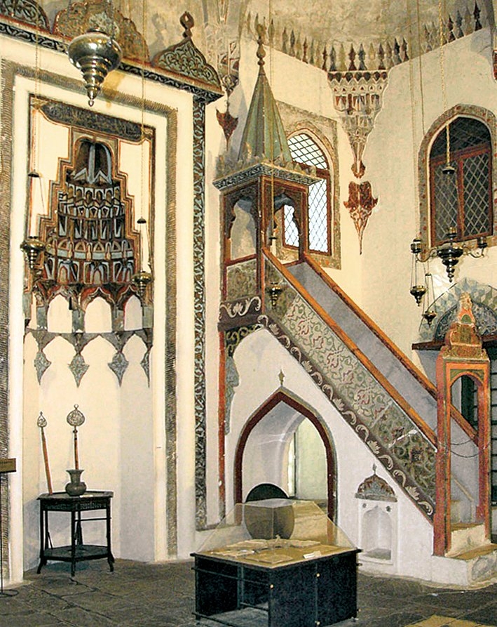 Arslan Paşa Camii’nin içinden bir görünüş