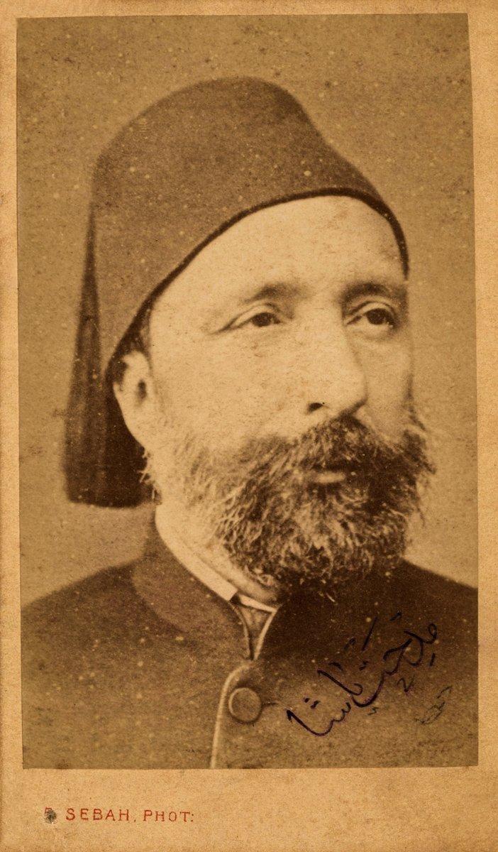 Meşrutiyet hareketinin sembol isimlerinden,Kānûn-ı Esâsî komisyonu başkanı Midhat Paşa(SALT Araştırma Arşivi)