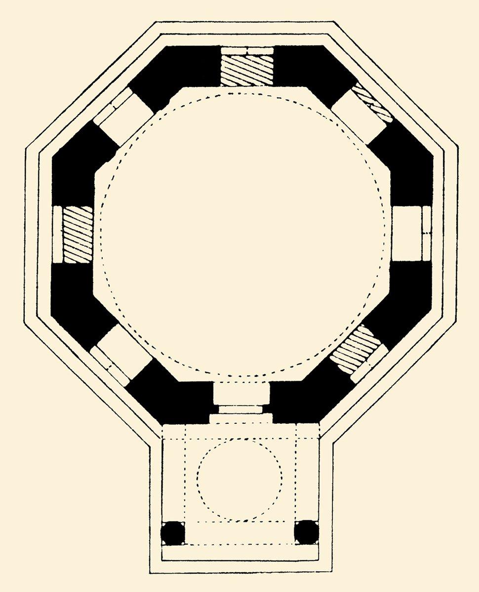 Hamza Baba Türbesi’nin planı