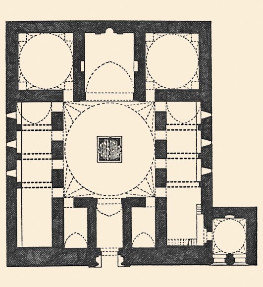 Çay Medresesi’nin planı