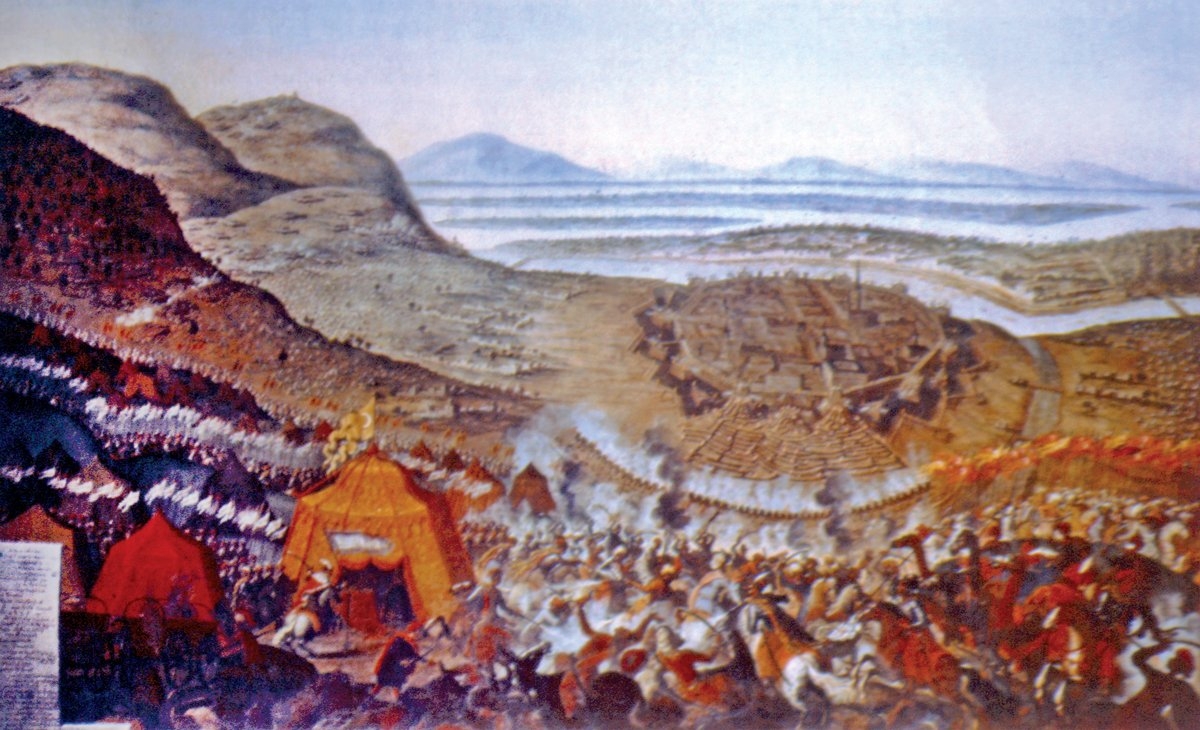 Franz Geffels’in Viyana Kuşatması’nı gösteren bir tablosu (Viyana Devlet Müzesi – Viyana/Avusturya)