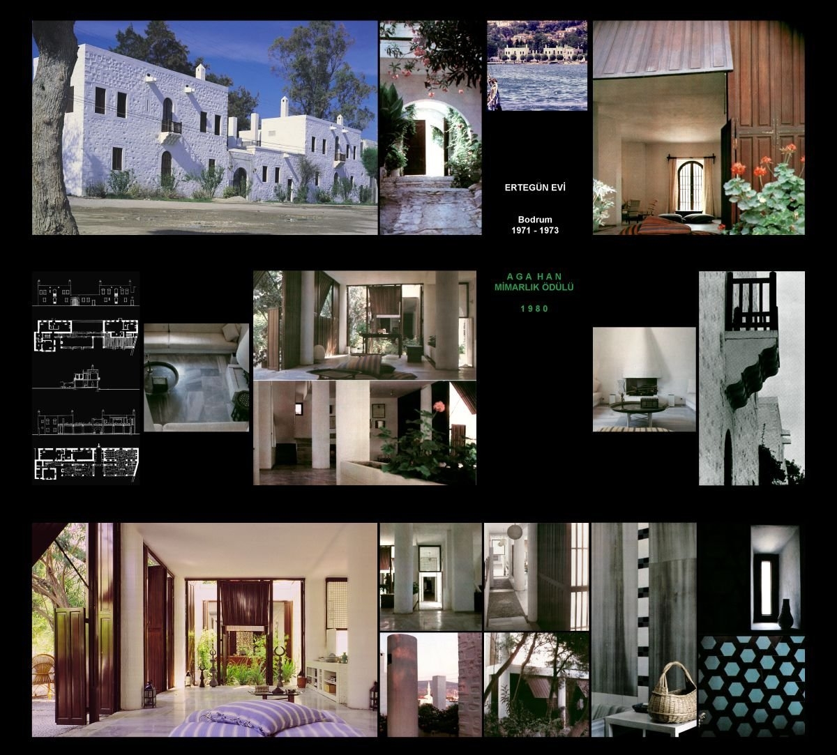 Turgut Cansever’e 1980’de Ağa Han Mimarlık ödülünü kazandıran Ertegün Evi(Emine – Mehmet Öğün fotoğraf arşivi)