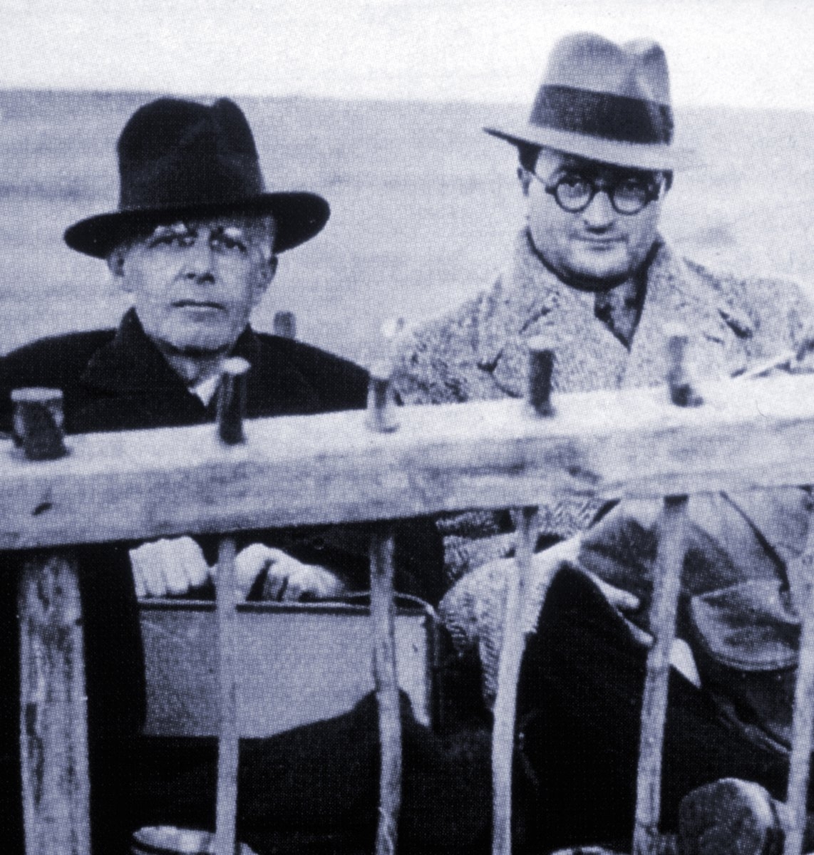 Adana civarındaki bir derleme gezisinde Belá Bártok ile Ahmet Adnan Saygun