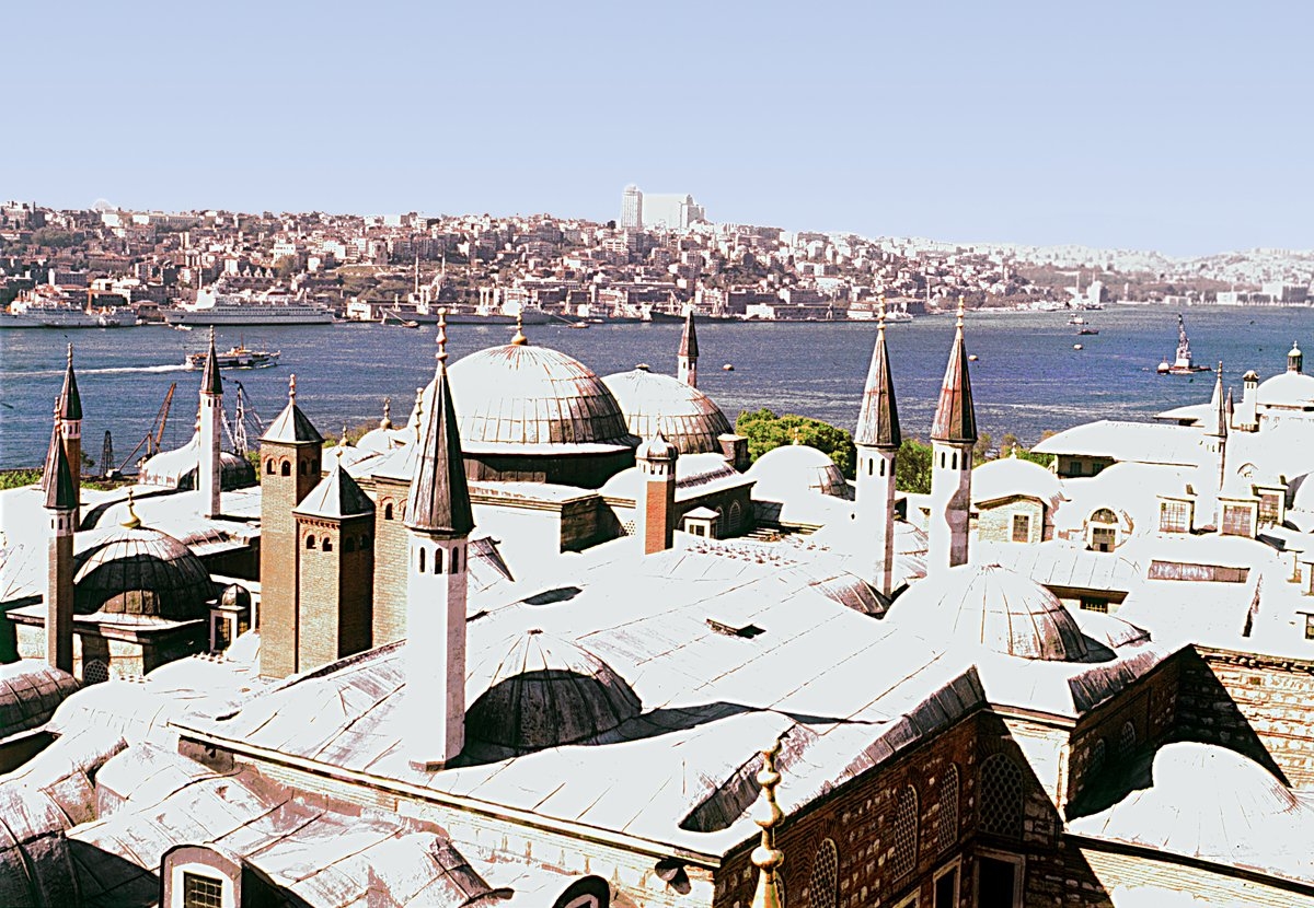 Topkapı Sarayı’ndan kuş bakışı bir görünüş