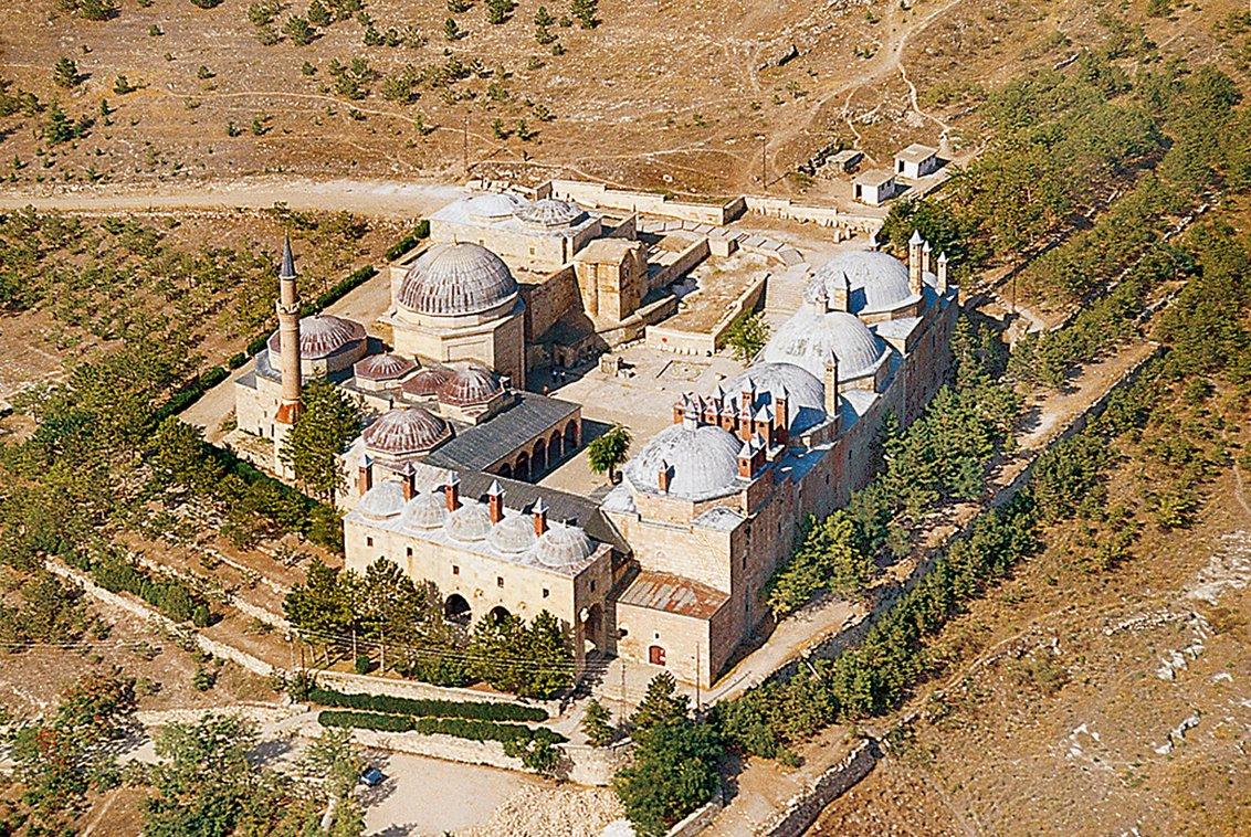Seyyid Battal Gazi Külliyesi’nin kuş bakışı görünüşü – Seyitgazi/Eskişehir