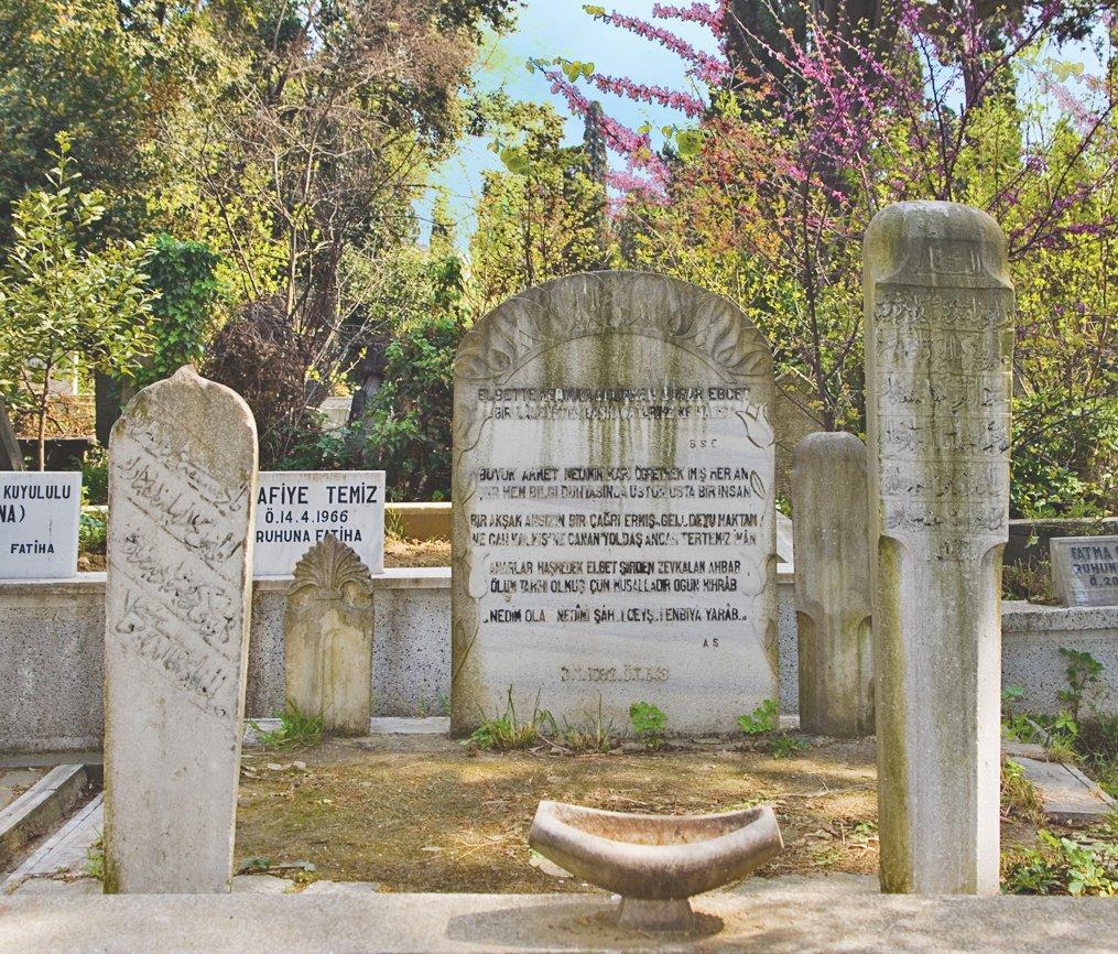 Nedîm’in Karacaahmet Mezarlığı’ndaki kabri – Üsküdar/İstanbul