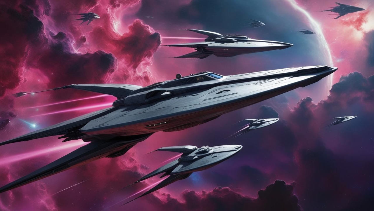 Uzay gemileri uzayda ilerliyor.jpg