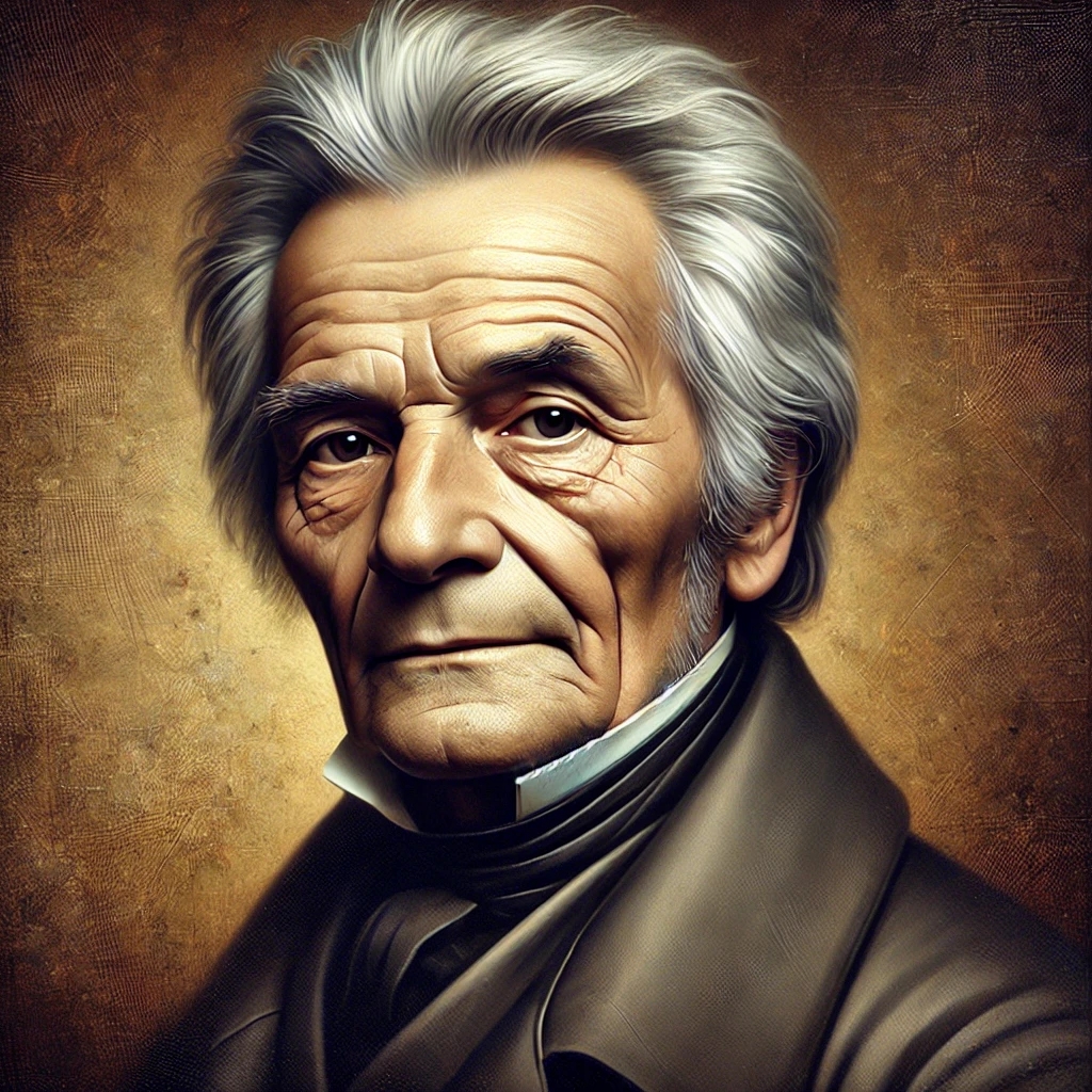 DALL·E 2025-03-18 22.50.58 - A realistic oil painting-style portrait of Johann Heinrich Pestalozzi, the Swiss educator and reformer. He is depicted as an older man with deep-set e.webp