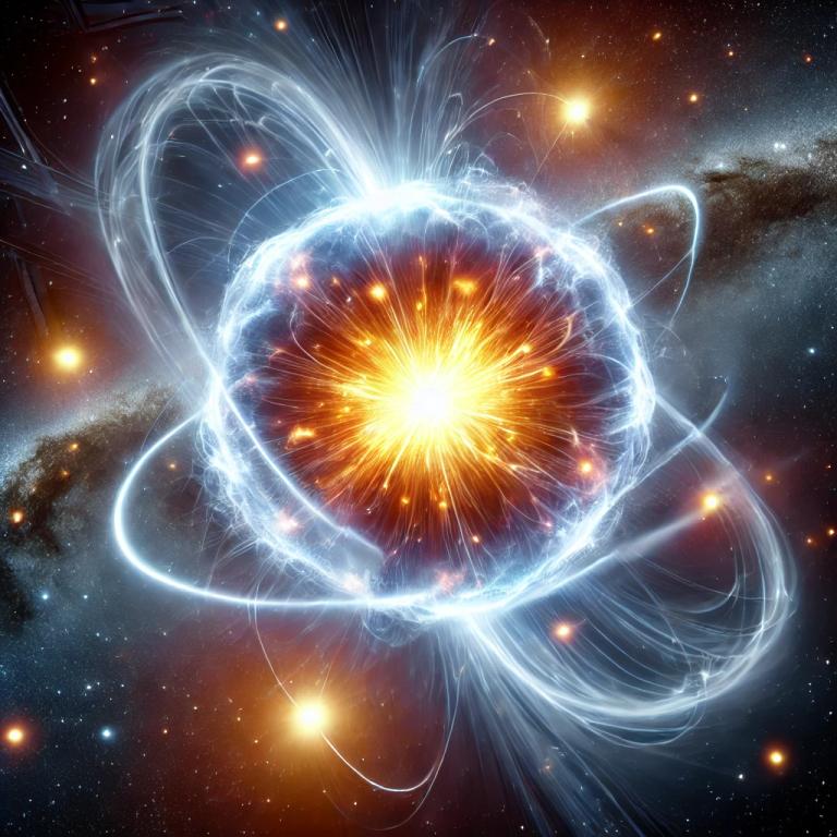 DALL·E 2025-03-16 16.48.23 - A realistic depiction of a nuclear fusion reaction in space. The image shows hydrogen atoms colliding and fusing into helium, releasing immense energy.webp
