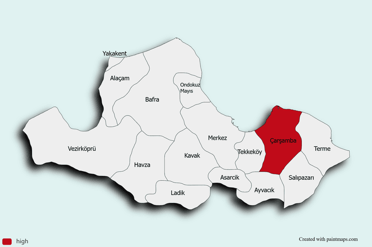 Samsun Map Chart (4).png