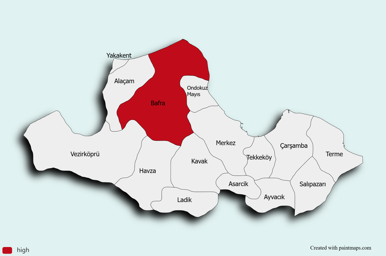 Samsun Map Chart (3).png