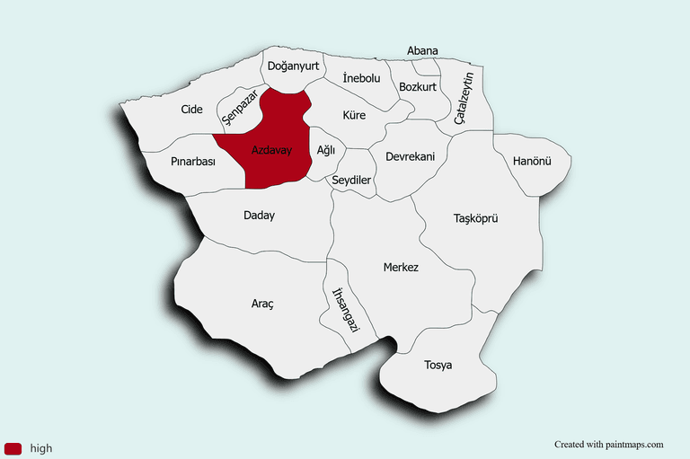 Kastamonu Map Chart (3).png