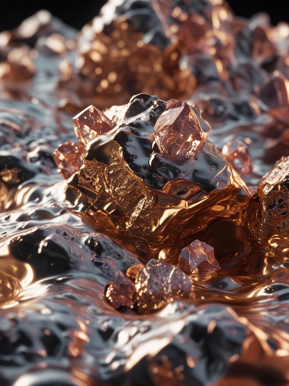 ihtiyaç duyulan tellürün büyük bir kısmı, bakırın elektrolitik rafinasyonu sırasında anot çamurundan bir yan ürün olarak elde edilir. Bu çamurlar, çeşitli metallerin yanı sıra yaklaşık %8'e kadar tellür içerebilir (2).jpg