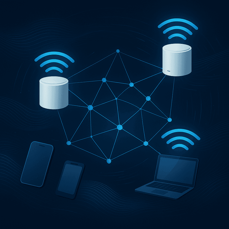 Wireless Mesh Network Wireless Mesh Networks (Wi-Fi Mesh) | KÜRE Encyclopedia