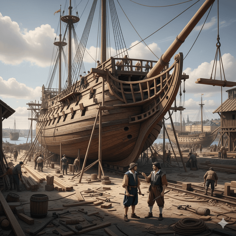 First Ship Built Vasa Ship | KÜRE Encyclopedia